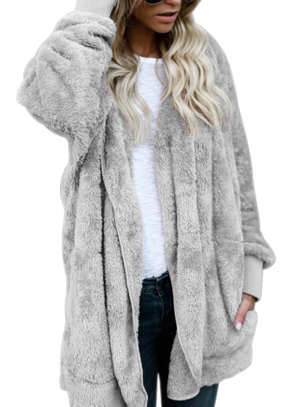 fluffy jacket walmart