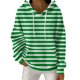 thumbnail image 2 of mfyjkho Tops Para Mujer, Sudadera Con Capucha, Manga Larga, Bolsillo, Cordón Y Estampado Para Mujer, Estilo Casual Y Moderno Tops De Tallas Grandes M, 2 of 4