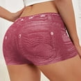 thumbnail image 6 of zbxnLI Women's Biker Shorts Vintage High Waist Yoga Shorts Slim Workout Running Shorts Activewear, 6 of 6