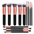 thumbnail image 1 of Makeup Bru 14-count Synthetic Brush Set, Foundat Brush, Brush, Brush, Silver Makeup Brush Set, 1 of 4