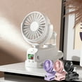 thumbnail image 1 of Mini Ventilador Portátil con Rotación de 360 Grados, Silencioso para Uso En Casa o En La Oficina, Recargable con Potente Viento, Ideal para Actividades Al Aire Libre En Verano, Ligero y Fácil de Tran, 1 of 7