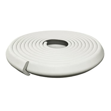 KidKusion Foam Rubber Edge Guard for Tables, Furniture, Toddlers, 6 ft Long, 1 CT, Off-White
