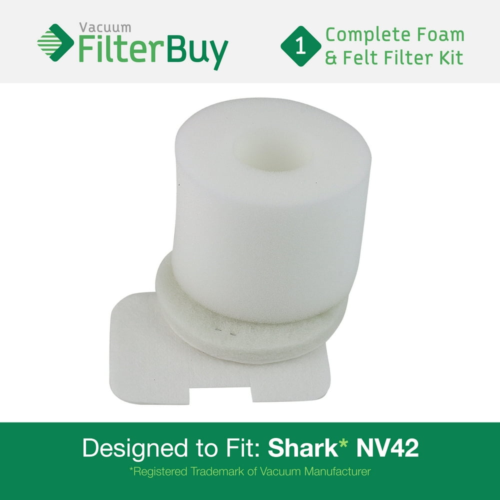 Shark NV42 Foam & Felt Vacuum Filter Kit. Designed by FilterBuy to
