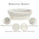 thumbnail image 5 of a prueba y lino ratán hecho a mano de ratán de almacenamiento de alimentos canasta de Sunnimix Cesta Ovalada Hecha A Mano, 5 of 8