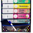 thumbnail image 3 of Daily Schedule Pocket Chart Educational Pocket Chart for Classroom Office Home Teachers Preschool Activity Supplies 15 Pockets 14 Double-Sided Reusable Dry-Eraser Card 13 x 37 Inches, 3 of 8