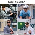 thumbnail image 3 of OhO Smart Glasses,Polarized Sunglasses with Bluetooth Speaker,Athletic/Outdoor UV Protection and Voice Control,Unisex(Transitional Lens), 3 of 8