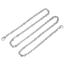 Uxcell 39"x0.22" Purse Chain Strap, Purse Handle Shoulder Bag Replacement Strap, Silver