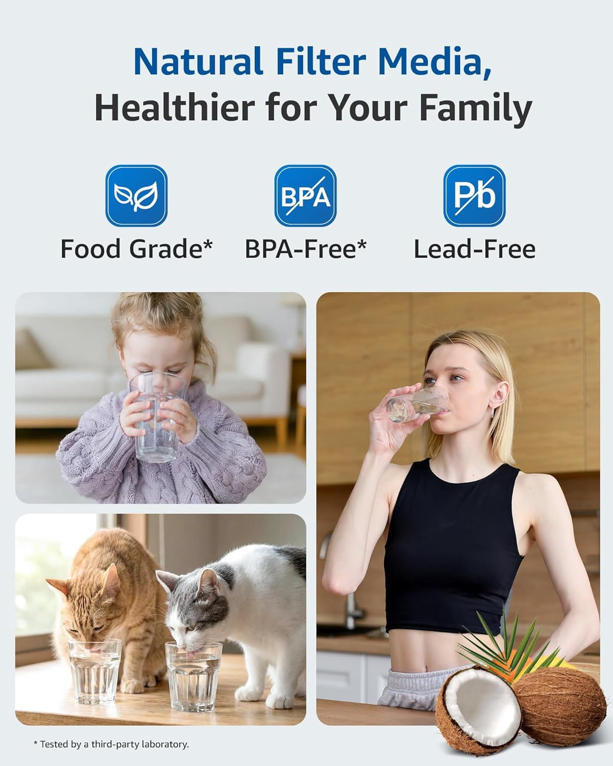 Maxblue F27 Refrigerator Water Filter Replacement for Samsung® DA29-00020B,HAF-CIN/EXP, HAF-CIN, RF28HMEDBSR/AA, RF28K9380SR, RF263BEAESR/AA, RF28JBEDBSG, RF4287HARS, DA97-08006A, 3 PACK