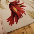 thumbnail image 3 of Nourison Tropics 42" x 66" Wool Indoor Rug in Ivory Floral Finish, 3 of 5