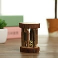 thumbnail image 5 of Dailihome Hamster Chew Toys Natural Pine Wood Small Animal Exercise Toy with Bell Roller for Guinea Pigs Rats Chinchillas Bunny, 5 of 6
