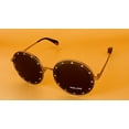 thumbnail image 6 of Police Gold Men's Metal Round Sunglasses, Brown Lens, 6 of 6