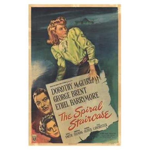 Posterazzi MOV254141 The Spiral Staircase Movie Poster - 11 x 17 in.