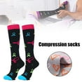 thumbnail image 2 of CAROOTU Chaussettes de Compression pour Récupération Athlétique Course Soins Infirmiers, 2 of 6