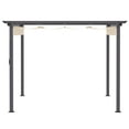 thumbnail image 6 of Outsunny 10' x 10' Retractable Pergola Gazebo, Aluminum Frame, 6 of 9