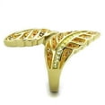 thumbnail image 4 of Womens Rings IP Gold(Ion Plating) 316L Stainless Steel Ring with Top Grade Crystal in Multi Color TK1849, 4 of 4