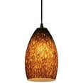 thumbnail image 5 of Access Lighting  Champagne Bronze Cord Pendant with Brown Stone Shade, 5 of 6