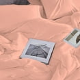 thumbnail image 6 of 5 Piece New Fluffy Pattern Comforter Set, 800 TC, 100% Egyptian Cotton, Full/Queen Size Peach Solid, 6 of 6