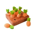thumbnail image 2 of Dog Intelligence Toy Set,9 Pcs Carrot Sniffing Rug Interactive Plush Toy for Small Medium Large Dogs,Mental Stimulation Dog Toy,Pet Enrichment Activity,1 Set,Orange, 2 of 9