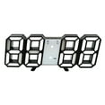 thumbnail image 2 of 3D LED Digital Desk Alarm Clock for Kitchen Bedroom Office, Glowing Night Mode Date Temperature Display, 2 of 8