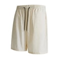 thumbnail image 6 of cfhntfmh Men's Workout Sweat Shorts Knee Length Lounge Shorts with Pockets Loose-Fit Wide Leg Shorts for Running Basketball, 6 of 6