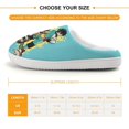 thumbnail image 2 of Anime Boku No Hero Kid's Cotton Slippers Winter Warm Soft Plush Slippers with Rubber Sole Non-Slip Indoor Outdoor Slip on Shoes Fluffy House Slippers For Boys Girls Teen, 2 of 8