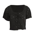 thumbnail image 1 of Brave Soul Haut à Lacets Tessa Broderie Anglaise pour Femmes, 1 of 4