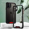 thumbnail image 2 of Funda de teléfono a prueba de golpes para iPhone, carcasa protectora acrílica para cámara, armadura transparente, para iPhone 13, 12, 11 Pro Max, X, XR, XS Max, 7, 14 Plus, 2 of 4