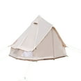 thumbnail image 6 of ToppiJoy Bell Tent, Polyester Cotton Bell Tent for 4 Season Family Camping with Carrying Bag, Waterproof Luxury Glamping Ten for Hunting,Camping Beige, 6 of 12