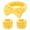 Yellow, variant on Fmeida Skincare Headband and Face Washing Wristband Set Spa hair band for Makeup, Shower -Yellow,3 Pack