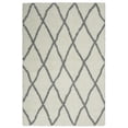 thumbnail image 3 of Nourison Shangri-La Modern Trellis Ivory/Light Grey 5' x 7' Area Rug, (5' x 7'), 3 of 10