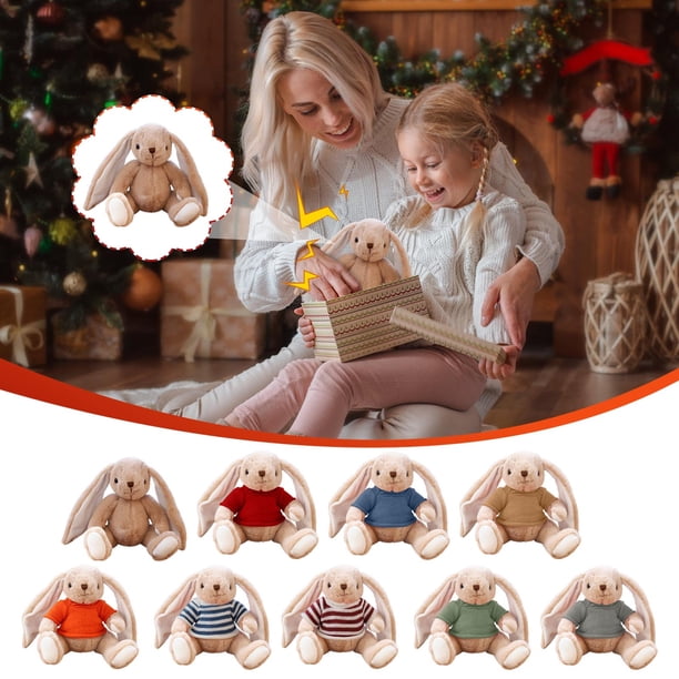 Fiudx Conejito de Peluche, Suave y Tierno, Regalo de Apoyo Emocional, Adorable Juguete para Amigos, Familiares y Novias, Ideal para Todas Las Edades, Ideal para Momentos Acogedores, 25 Cm.
