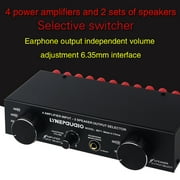 Switcher,4 Out Amplifier Switcher Switch Switcher Input 2 Output Or 2 Switcher 4 300w Per Switch Dispenser 2 In Channel Switch Switcher Comparator Switcher 300w Sound Quality Per Channel