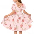 thumbnail image 5 of Piuwrlz Uniform Preppy Dress Girls Back to School Dresses A-Line Princess Skirts Sky Blue Size 7-8 Years, 5 of 8