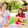 thumbnail image 4 of YOPTOP Reusable Plastic Cups Plastic Cups  Plastic Tumblers Set of 12/5  Unbreakable Plastic Drinking Glasses - Colorful Stackable Party Cups Set Random Color,5pcs,400ml, 4 of 9