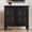31.5"-Black, variant on CBJCBJ 31.5" Mid Century  Retro  Sideboard Buffet Cabinet 2 Door, Accent Cabinet for Dining Room, Blue