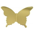 thumbnail image 2 of BalsaCircle 2 Metallic Gold 9 feet Hanging 3D Butterfly Paper Party Garlands Party Events Decorations Supplies, 2 of 8