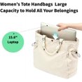thumbnail image 4 of NCY Tote Bag for Women, 16L Unisex Lightweight Nylon Totes Purses and Handbags Large Casual Shoulder Hobo for Travel Gym | functionality, Convenient, Nylon Tote Bag, Nylon Fabric, Lightweight, 4 of 7