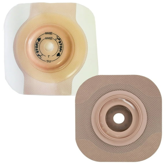 New Image CeraPlus Trim to Fit Ostomy Barrier Adhesive Tape Borders 44 mm Flange 5 per Box 11402