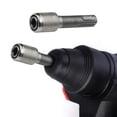 thumbnail image 3 of MOMOJIA Electric Hammer Drill Adapter Impact Driver Socket Round Shank to Hexagon Steel Universal For Electric Tool Accessories, 3 of 11