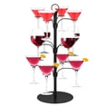 thumbnail image 6 of FOUNDLDF Wine Glasses Holder, Cocktail Tree Stand for Party,Champagne Tower, 3 Tier - 12 Holders Drink Tower,Black, 6 of 14