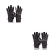 thumbnail image 1 of Sonducket Guantes térmicos de invierno Pantalla táctil Vellón grueso Clima frío Correr Esquí Calentador de manos Manoplas impermeables para Negro 2piezas, 1 of 6