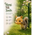 thumbnail image 4 of Squirrel Head Feeder, Funny Animal Face Hanging Feeder for Outdoor Garden | Big Mask Style Wildlife Feeding Station, Novelty Mouse Design, Easy-Fill Backyard Patio Decor, Weather-Ready Gift, 4 of 8