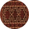 thumbnail image 1 of Ahgly Company Indoor Round Persian Orange Traditional Area Rugs, 8' Round, 1 of 1