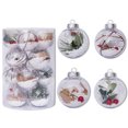 thumbnail image 2 of Juego de bolas de Navidad Árbol de Navidad Bola transparente Colgantes Decoraciones Adornos Regalo para niños 16 piezas Inevent HA008857-00B, 2 of 7