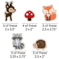 thumbnail image 2 of Big Dot of Happiness Woodland Creatures - DIY Shaped Baby Shower or Birthday Party Cut-Outs - 24 Count, 2 of 8