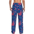 thumbnail image 3 of Xecao Chicken and Rooster Men's Straight Lounge Pajama Pants: The Ultimate in Comfortable Sleepwear, 3 of 9