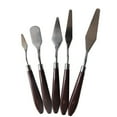 thumbnail image 2 of 5PCS/Set Painting Palette Kit Stainless Steel Wood Handle Palette Mixing Paint Tool, 2 of 5
