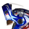 thumbnail image 4 of serony Casque de Moto Intégral Modulaire Relevable de Rue Motocross Taille Unique Adulte Bleu, 4 of 9