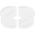 thumbnail image 2 of 38"OD x 7"ID x 15 1/4"C x 1"P Charlotte Architectural Grade PVC Contemporary Ceiling Medallion, Two Piece, 2 of 11