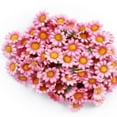 thumbnail image 6 of Fake Flower Bouquet 100Pcs Artificial Silk Sunflower Heads Gerbera Flowers Petals 1.6" For Diy Home Wedding Decoration Garden Craft Art Decor,Green Household Imitation, 6 of 9
